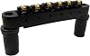 Tune-O-Matic Bridge wRoller Saddles Fits for most Epiphone and other import guitarsBlack