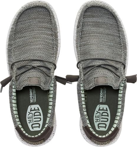 Image of HEYDUDE Men's Wally Stretch Sox Slip-On Loafer, Lightweight, Breathable, with Flex & Fold Outsole