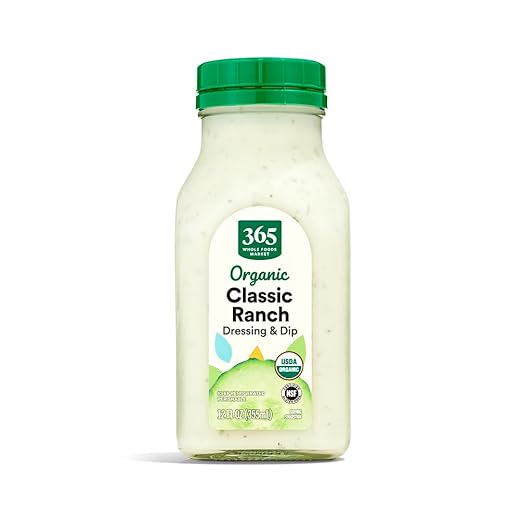 365 by Whole Foods Market, Organic Classic Ranch Dressing, 12 Fl Oz