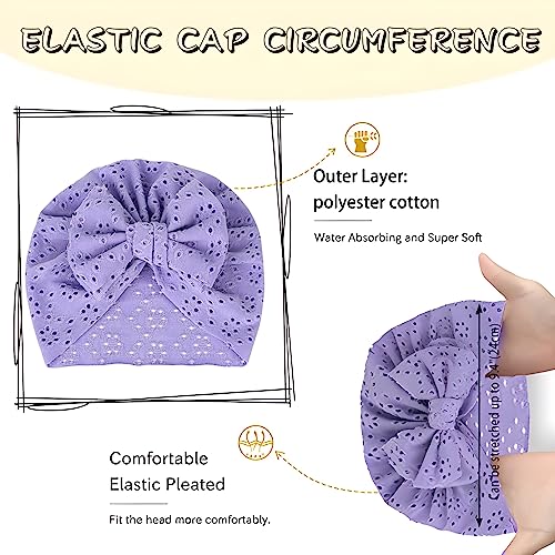 ANNACREATIONS Premium Designer Soft Bow Head Wrap Stretchable Headband Super Elastic Band Hair Accessories for Baby Girls 1 count (Pack of 1) - Image 5