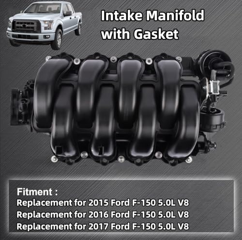 Colector de admisión para Ford F-150 5.0L V8 2015 2016 2017 junta de repuesto FL3Z9424E 2