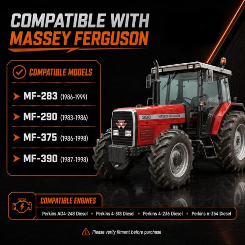 Nuevo Motor de Arranque de 12 Voltios para Massey Ferguson MF-283(1985-1999) MF-290(1983-1986) MF-298(1983-1986), 18289 104-277 110565 S-8837 260-62164 18289N S13-73 LRS00232 2873D001 718289 STR25019-1 año de soporte miniatura 3