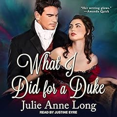 Diseño de la portada del título What I Did for a Duke