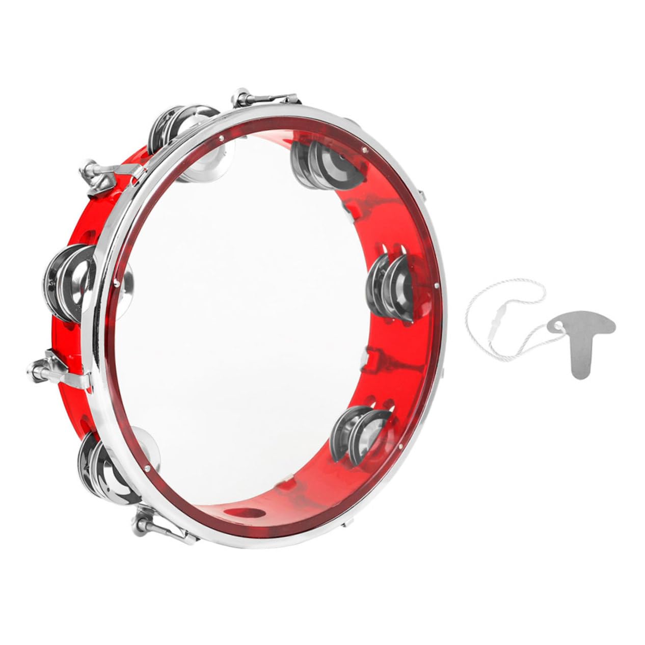 de Mano Rojo Instrumento Musical Educativo para Adultos Percusión Duradera para Desarrollo de Coordinación y Concentración