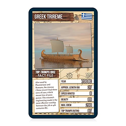 Top Trumps Weltberühmte Schiffe klassisches Kartenspiel, erfahren Sie Fakten über Tanker, Yachten und Kreuzfahrtschiffe… – Ansicht 3