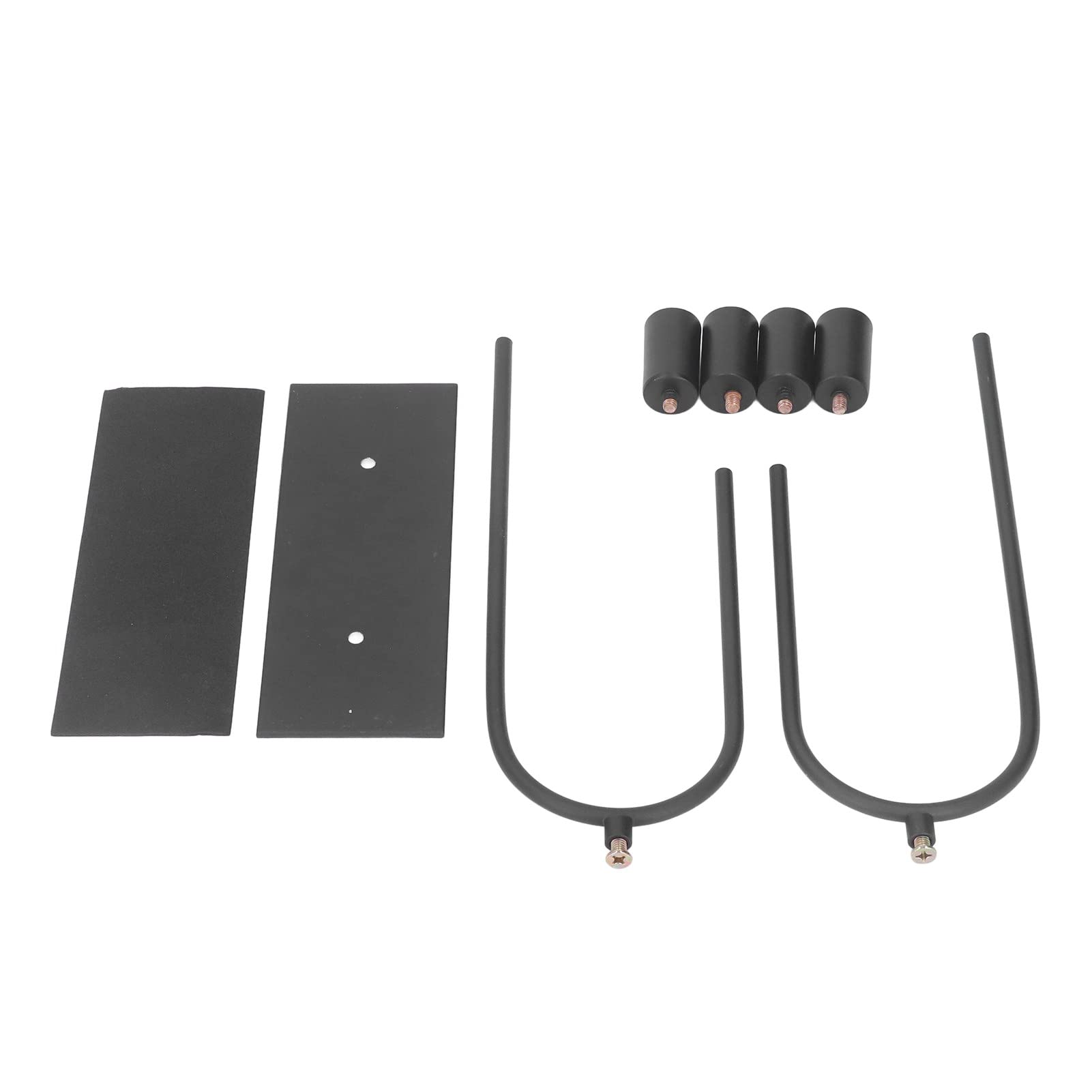 4 Arm U Shape Candle Holder Black Decorative Taper Candlestick Holder for Home Party