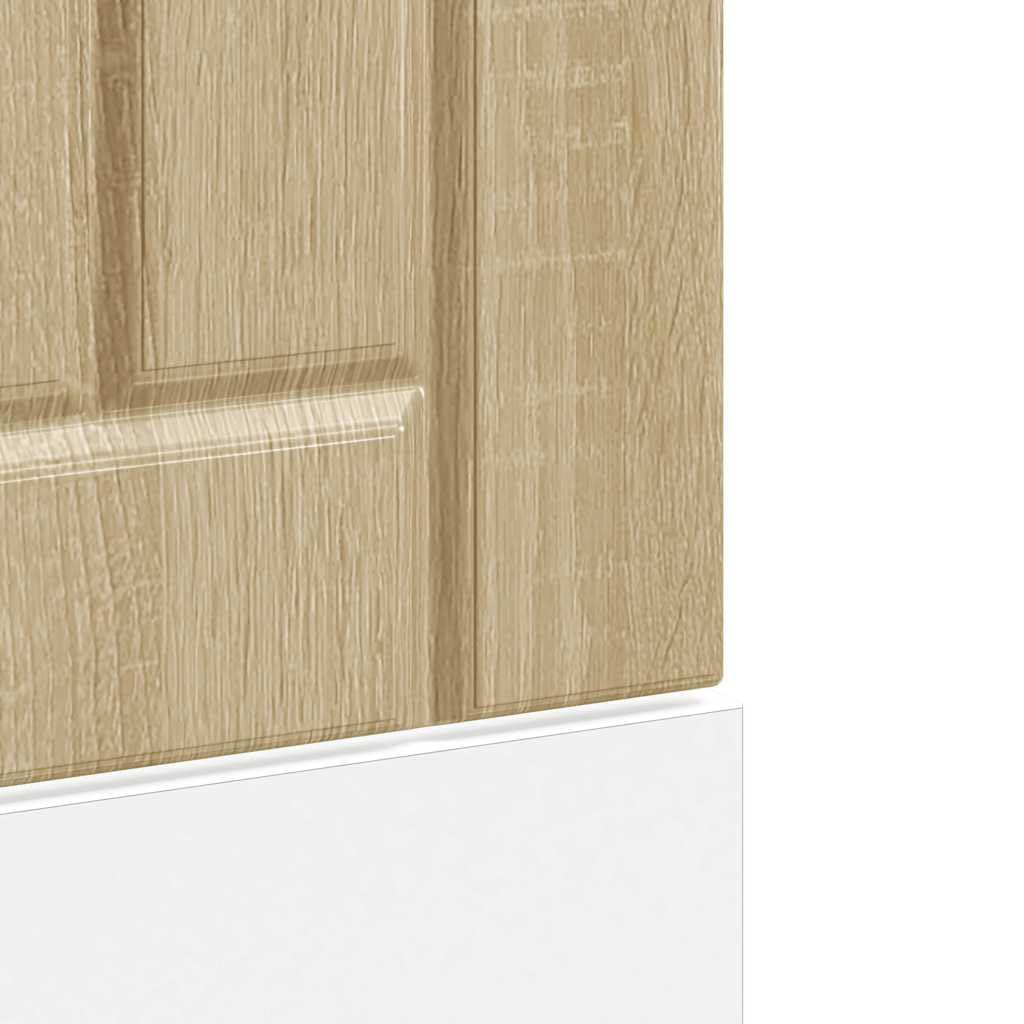 Geschirrspülerblende 45 cm Spülmaschinenfront Lucca Sonoma-Eiche - Dekorative Frontplatte für Einbau-Geschirrspüler aus Holzwerkstoff - Küchenschrank Türblende 45 x 1,5 x 67 cm