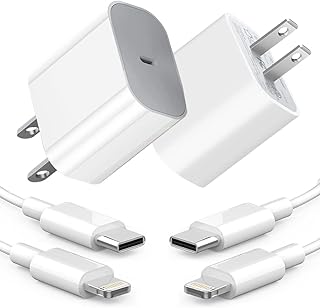 iPhone Fast Charger [Apple MFI Certified] Apple Phone 20w PD USB C Wall Plug Fast Charger Block and 6FT Type C to Lightning Charging Cord for iPhone 14 Plus 14 13 12 11 Pro/Pro Max/Mini/XS/XR/X/iPad