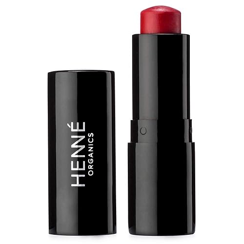 Henné Organics Tinte labial de lujo - Hidratante, color natural puro - Desire (rojo)