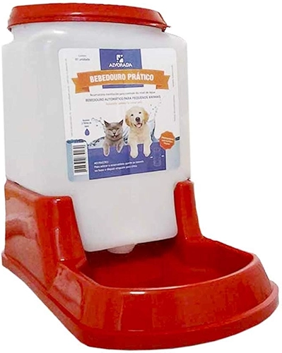 Alvorada Pet Bebedouro Pratico Auto 3,0 Lts Vermelha