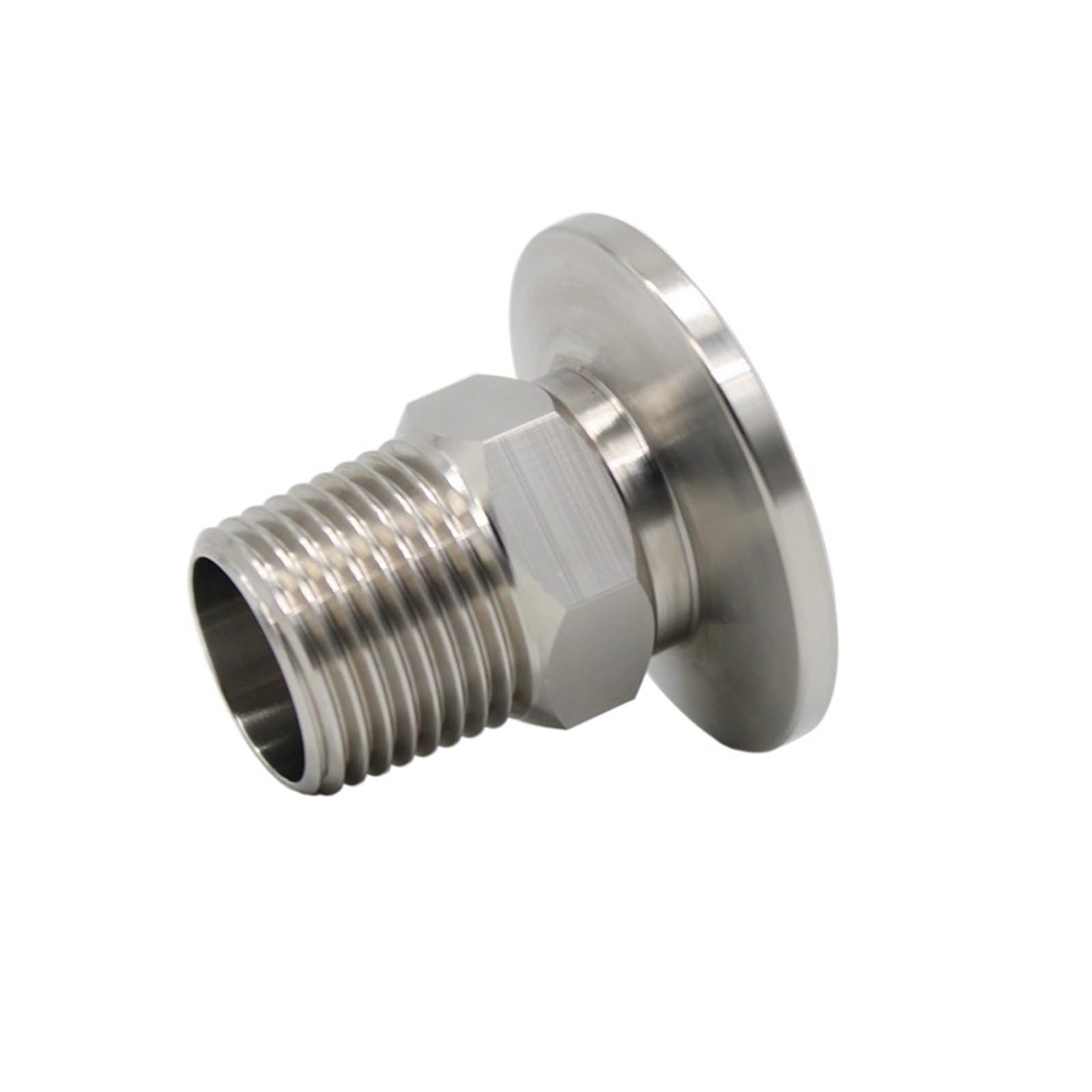 Brida KF50 enchufe tubería hexagonal vacío acero inoxidable de 1-1/2