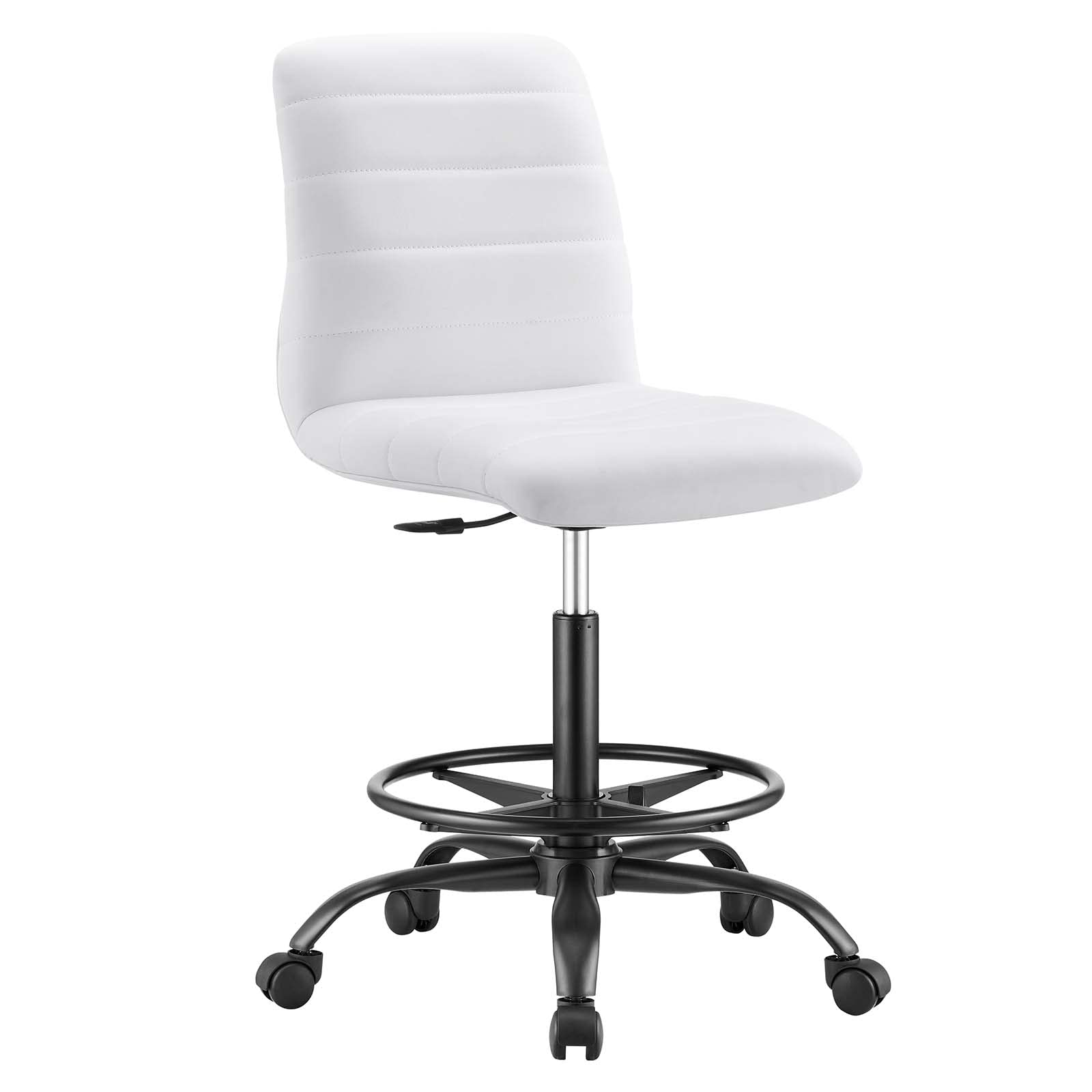 Modway Ripple Home Office Desks and Chairs, Black White