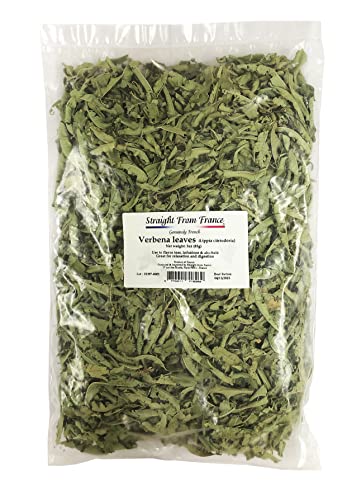Straight from France Genuinely French, Loose Lemon Verbena Leaves from France Perfect for Relaxing Infusions Herb Teas and Tisanes 3 Oz (Pack of 1)