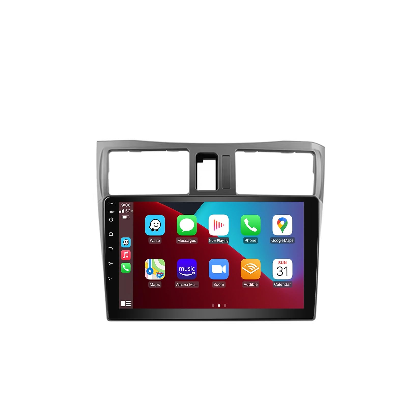 Radio samochodowe z ekranem dotykowym Android 15, 9 cali, 2 DIN, do Nissana Cefiro A33 1998-2003, z funkcją CarPlay BT FM RDS, USB WIFI SWC DSP, tylną kamerą, odtwarzaczem multimedialnym (XS