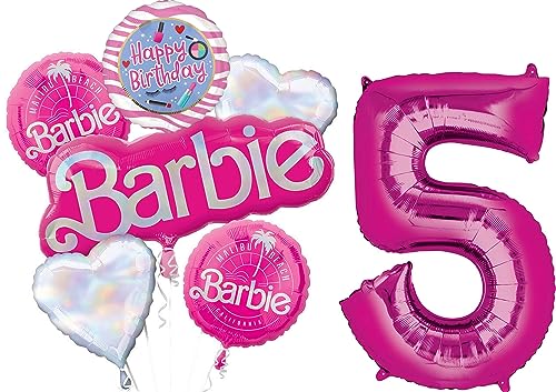 Anagram California Dreaming 5th Birthday Party Supplies Balloon Bouquet Decorations