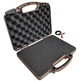 Cedar Mill Fine Firearms TSA Approved Handy Hard Gun Carry Case for Pistol, Revolver, and Handgun Airline Compliant Locking 9mm Travel Gun Carrying Case for Pistols