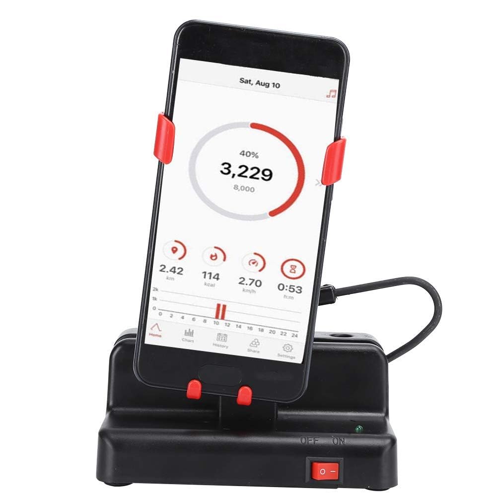 Compteur Automatique de Pas de Balancement de téléphone Portable, Shaker Automatique de téléphone Portable, podomètre de téléphone Portable à Rotation Gauche Droite, Alimentation, balancier Telephone