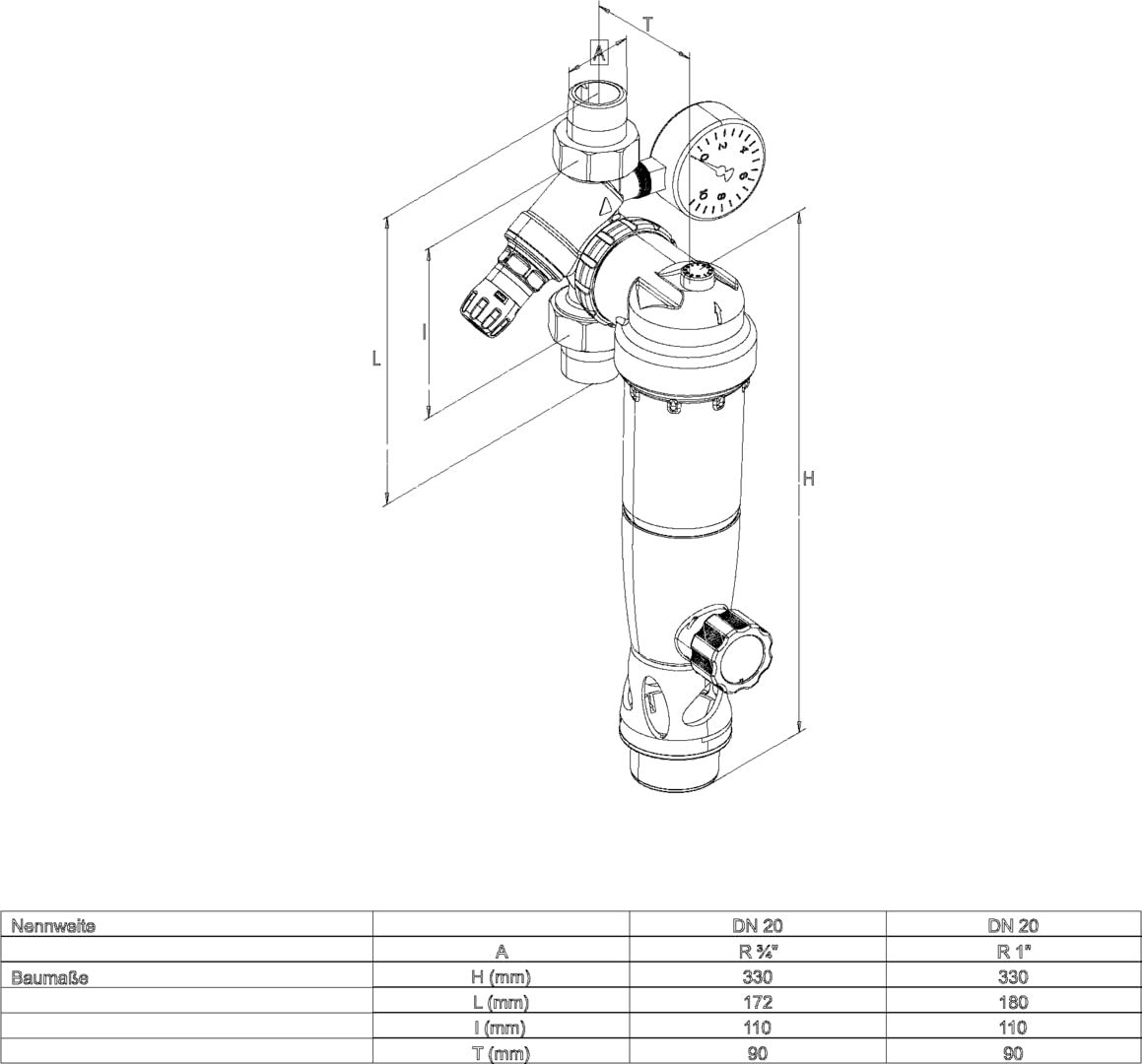 SYR Rückspülfilter, System DUO DFR