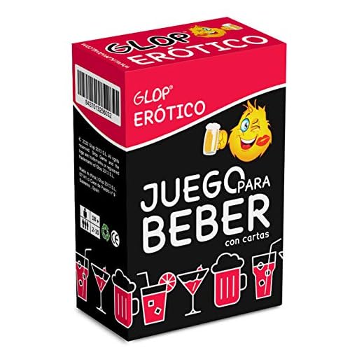 Glop Erótico - Juego para Beber Picante - el Juego de Cartas más Atrevido - Juego de Mesa Adulto - Regalos Originales Hombres, Mujeres, Amigo, Amiga – Regalo Divertido - Amigo Invisible