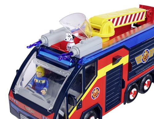 Camión de bomberos Sam con flechas de agua y efectos de luz interactivos Simba 5