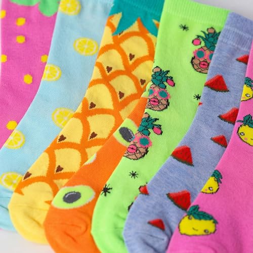Image of Tipi Toe Women's Fun Patterned Dress Socks, 12-Pack Lightweight Colorful Crew Socks, Casual Novelty Assorted Designs