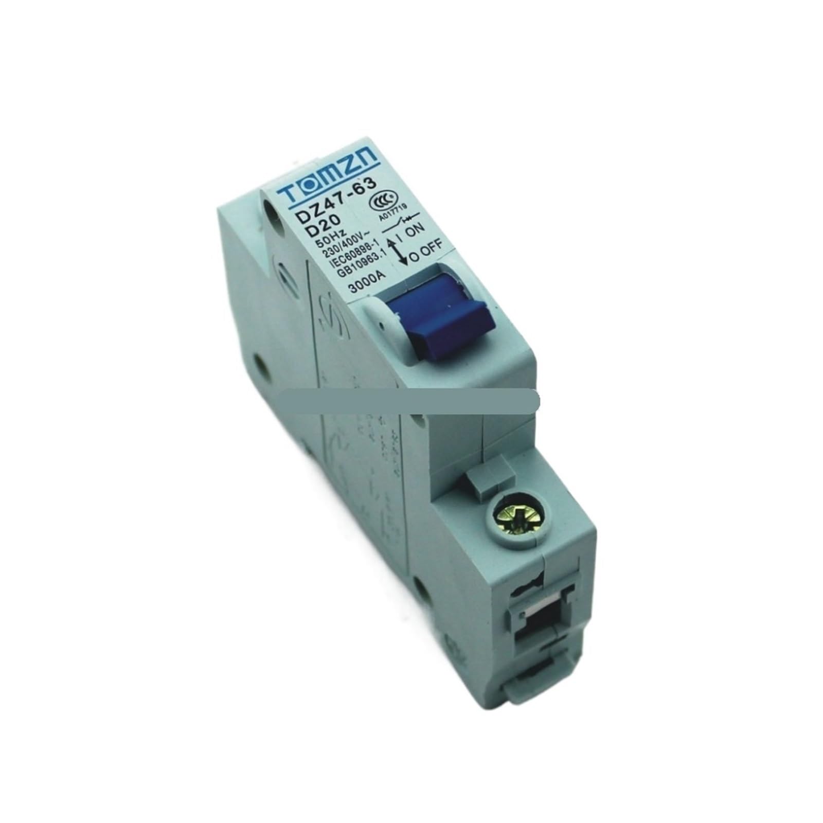 Disjoncteur miniature 1P 20A Type D C45 pour protection circuit 240V 415V