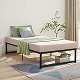 Aingoo Twin Bed Frame 14 Inch Metal Platform Bed Frame with Steel Slat Support Mattress Foundation...