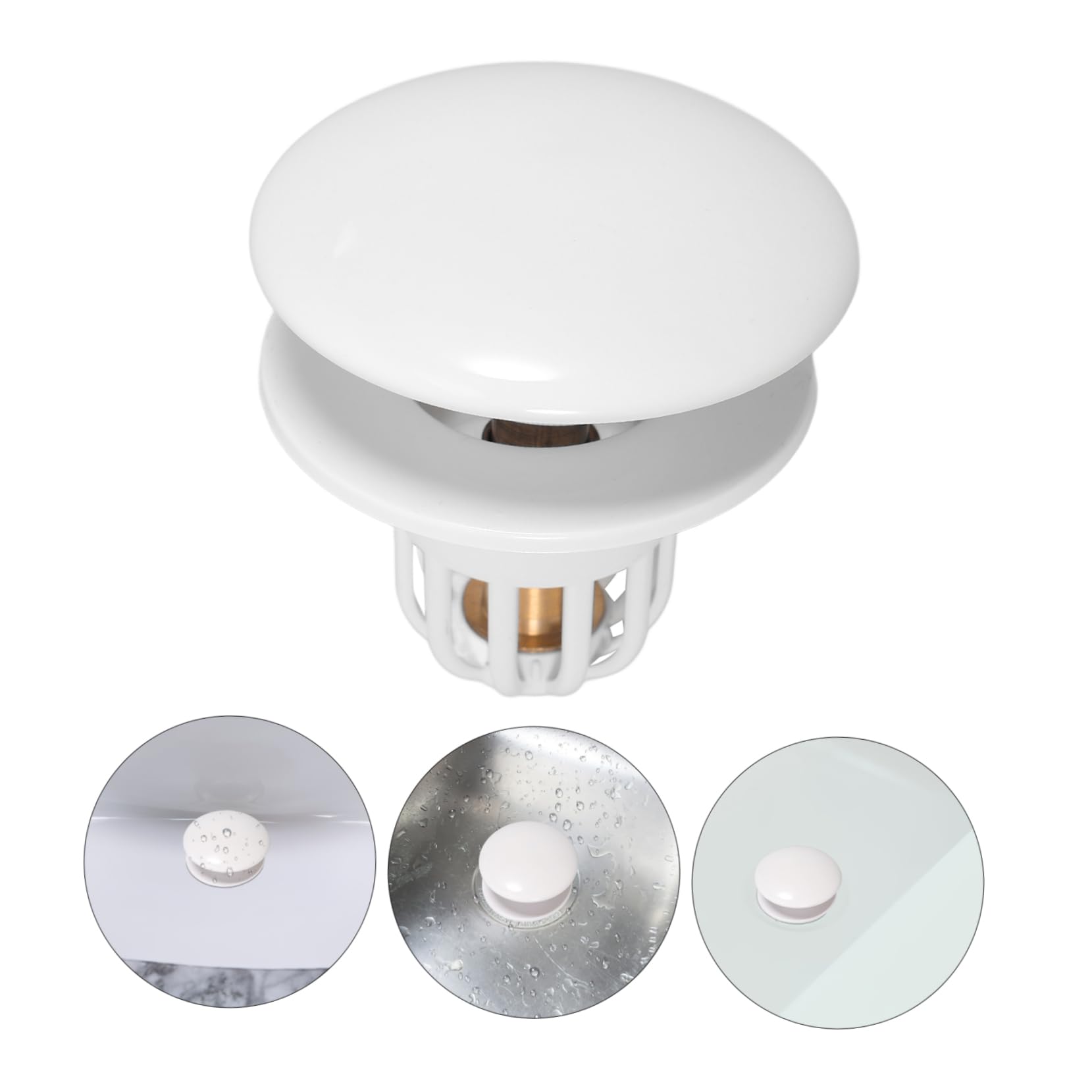 Hemobllo 4piezas Tapón De Drenaje para Lavabo Filtro Antiolor Fácil De Instalar Compatible Lavabos y Bañeras Diseño Sencillo y Práctico Accesorio Duradero para Hogar