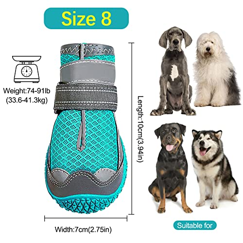 Bottes de protection pour chien respirantes et antidérapantes (lot de 4) - 11