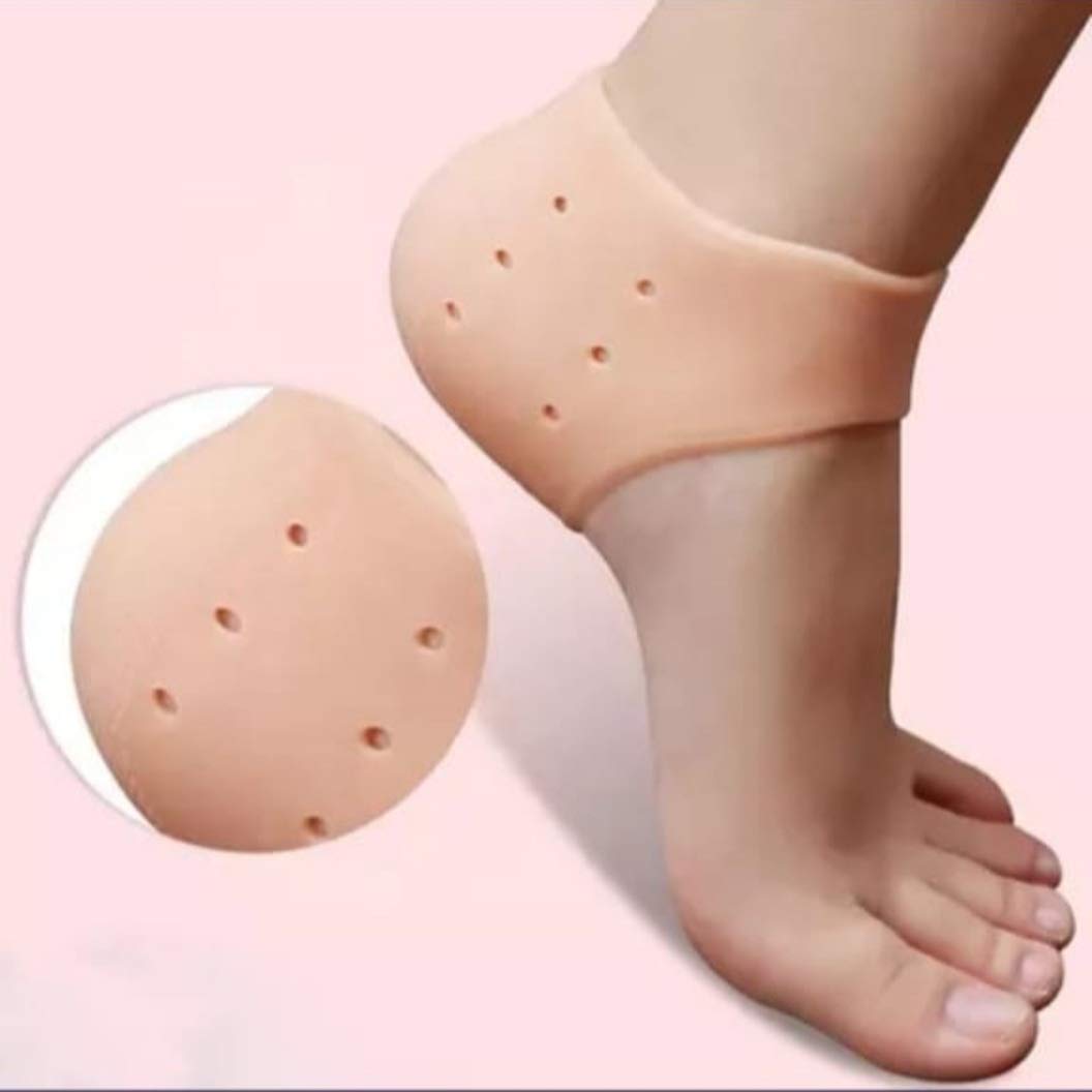 Tradehub Silicone Gel Heel Pad Socks For Pain Relief For Men And Women (Heel Socks)-Sikn,Beige (B091Z7LG2V) Amazon Price History, Amazon Price Tracker