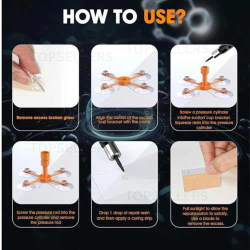 Image of Upgraded Windshield Repair Kit (2026 Edition) - Advanced DIY Car Glass Crack Repair Tool for Chips, Bulls-Eye, Star Cracks & Nicks | Quick Restoration & Resin Repair Set for All Vehicles (1)