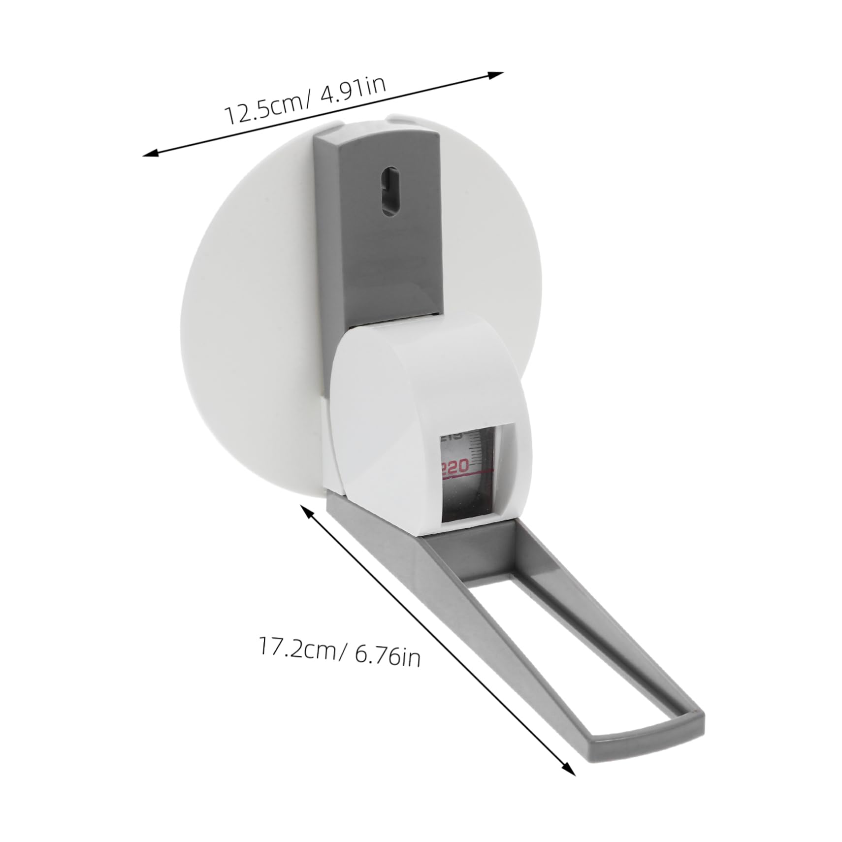 FUNOMOCYA 2.2m Retractable Height Measuring Ruler for Boys and Girls Adults Wall-Mounted Height Measurement Device Accurate to 0.1cm Easy Install Space-Saving Design