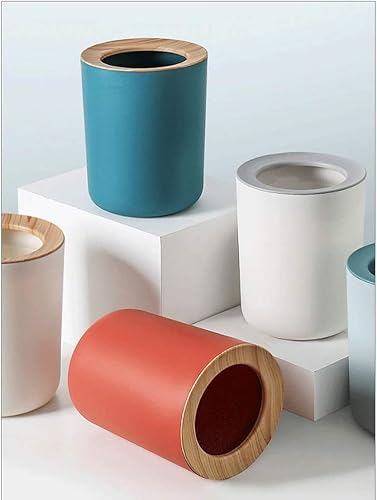 Miniatura 5 de DHAEY Botes de basura para cocina, sin tapa, capacidad de 3.1 galones, para cocina, dormitorio, baño, cestas de basura (color azul claro) hogar y