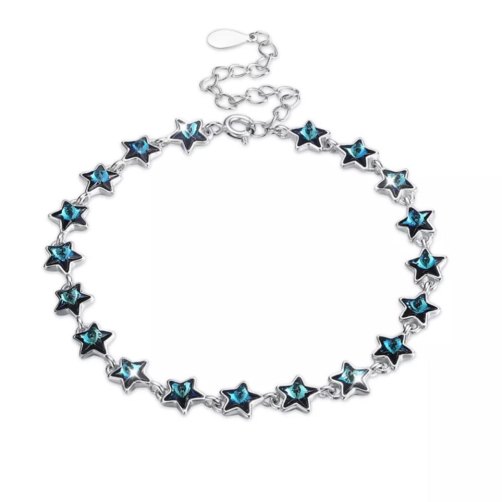 See full amazon price history chart for Shining Diva Fashion Latest Stylish Platinum Plated Blue Crystal Gift Bracelet for Women and Girls (14613b) Shining Diva Fashion Latest Stylish Platinum Plated Blue Crystal Gift Bracelet for Women and Girls (14613b) (B0B8VZ9R96) Amazon Price History, Amazon Price Tracker