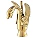 Produktbild Suguword Gold Bad Wasserhahn Badarmatur Waschtischarmatur Waschbeckenarmatur Waschbecken Mischbatterie Badezimmer goldenes Tierschwan tippen