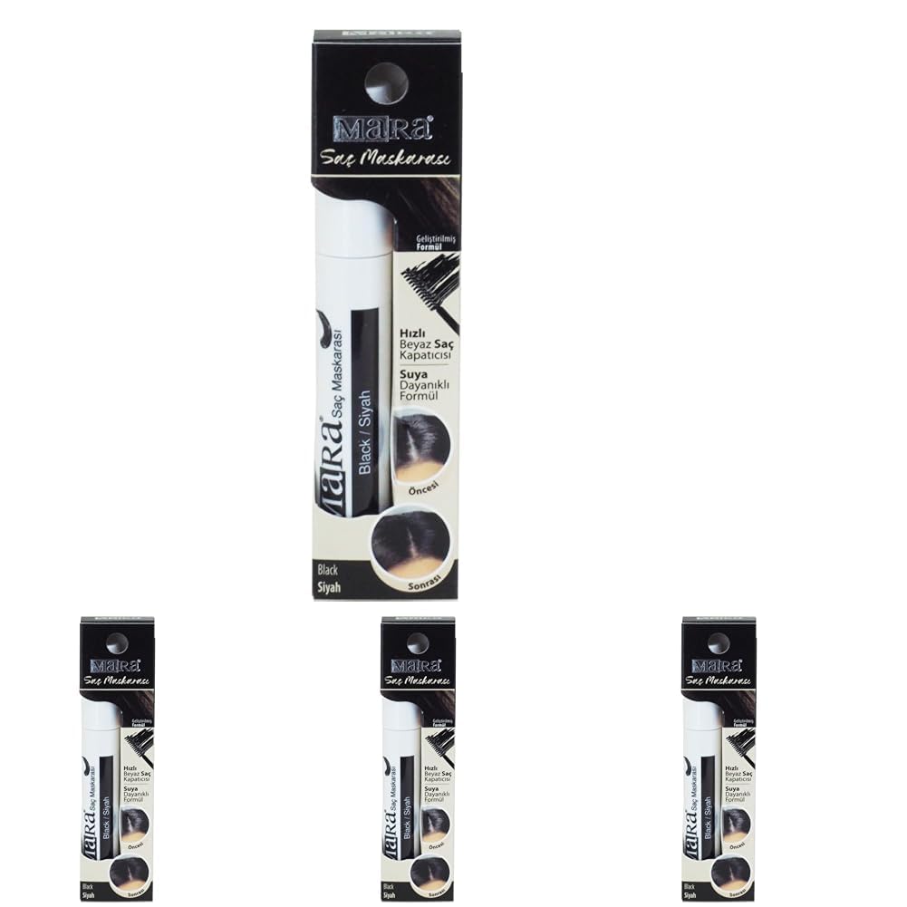 Mara Kozmetik Saç Maskarası Siyah 1 Paket (1 x 250 g) (4 paketi)