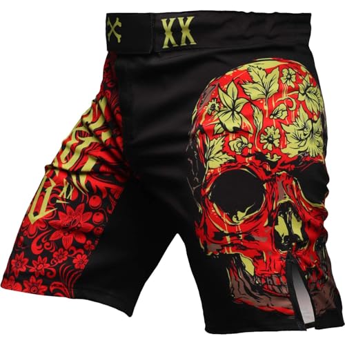 Shorts de combat MMA homme de Hardcore Training pour fitness et grappling no gi