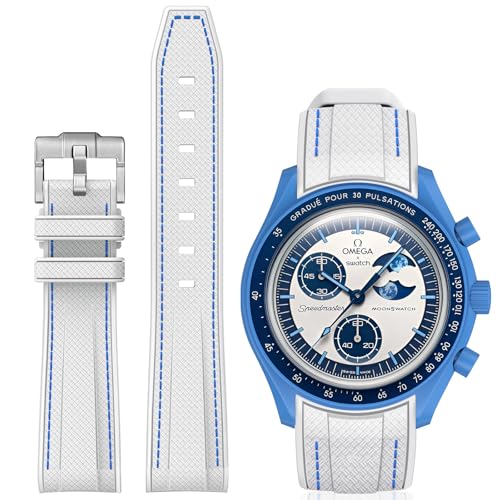 Bands-for-Moonswatch-WatchCurved-SIlicone-Strap-Compatible-with-Omega-X-Swatch-20mm-WatchSwatch-Omega-Moonswatch-Speedmaster-Watch-Replacement-No-Gap-Strap-Men-Women 51WcrbtT8ZL
