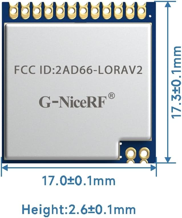 RF Transceiver 915MHz SX1276 LoRa Module Built-in Temperature Sensor LoRa1276 Networking Transmitters (2 PCS)