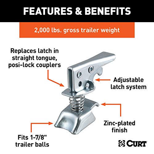 Curt 25094 Posi-Lock Coupler Replacement Latch For 1-7/8-Inch Trailer Hitch Ball thumb #2