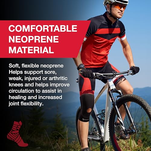 image for MUELLER Sports Medicine Open Patella Knee Sleeve, Knee Pain Relief Sup