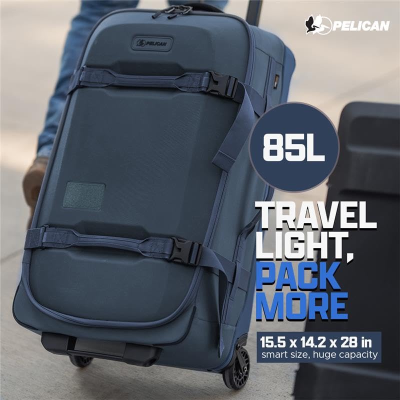 Pelican Aegis Luggage - Check-In and Carry-On Duffel Bag with Wheels - Suitcase with Wheels - Rolling Hybrid Duffel (28" Check-In) - image 3