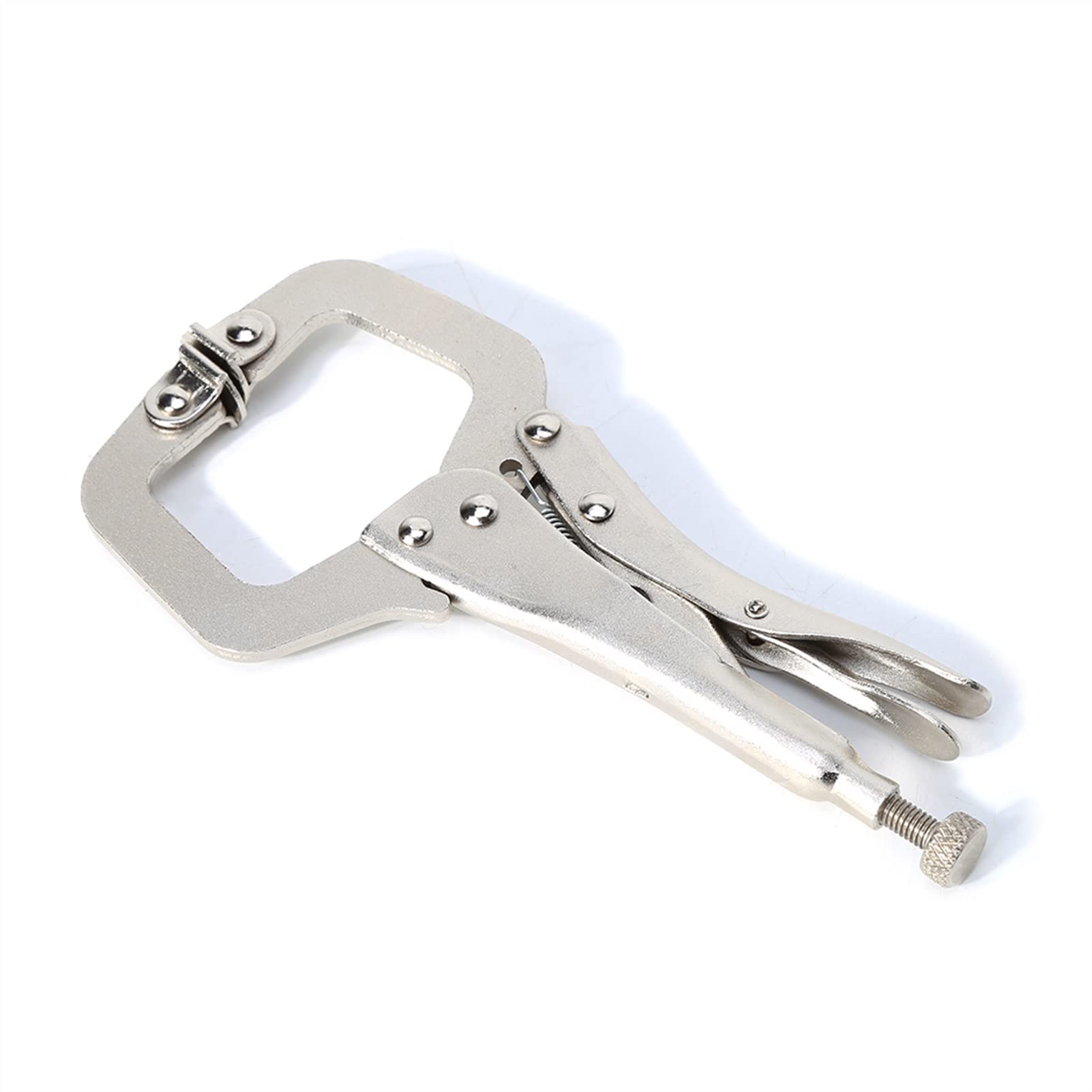 Supporto per saldatura 6 "C Morsetto Morsa Grip Saldatura Bloccaggio Pinze Rapide Rotondo Legno Locator Clip Supporto per elettrodi