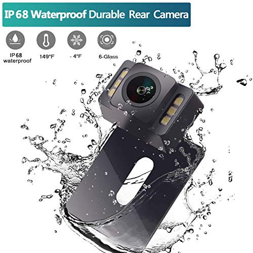 Wireless Reversing Camera, DOUXURY 4.3'' LCD Rear View Monitor + 170° Wide Angle IP68 Waterproof Rear View Camera, Night Vision Universal for Car Van Semi Truck - Image 6