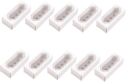 Miniatura 6 de ifundom 30 PC Cupcake Container Macaron Contenedores Cake Box Abrir la Ventana