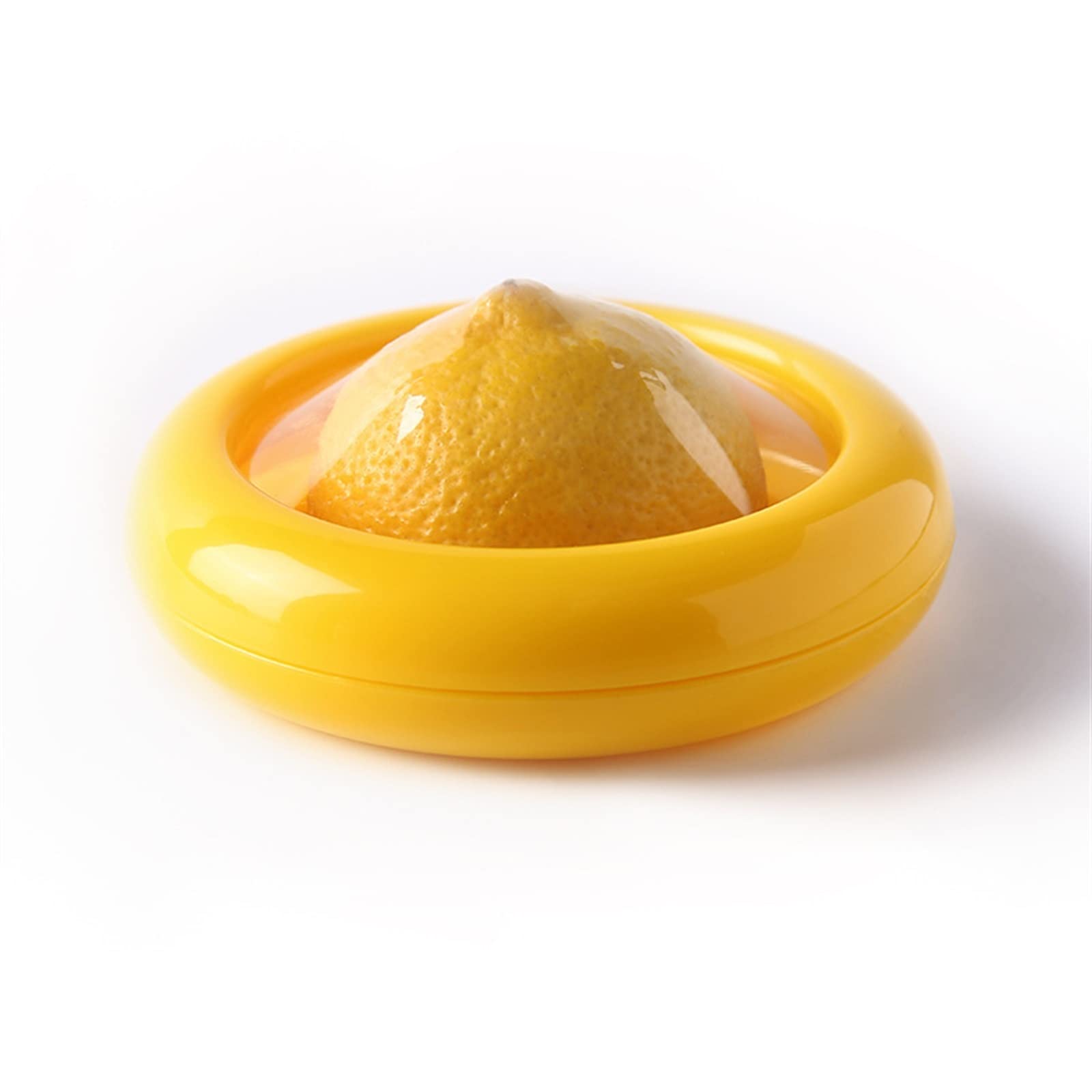 JINGYAN Storage Boxes Kitchen Storage Box Fresh Fruit Vegetable Container Tomato Lemon-Keeping Appliances Crisper(Yellow)