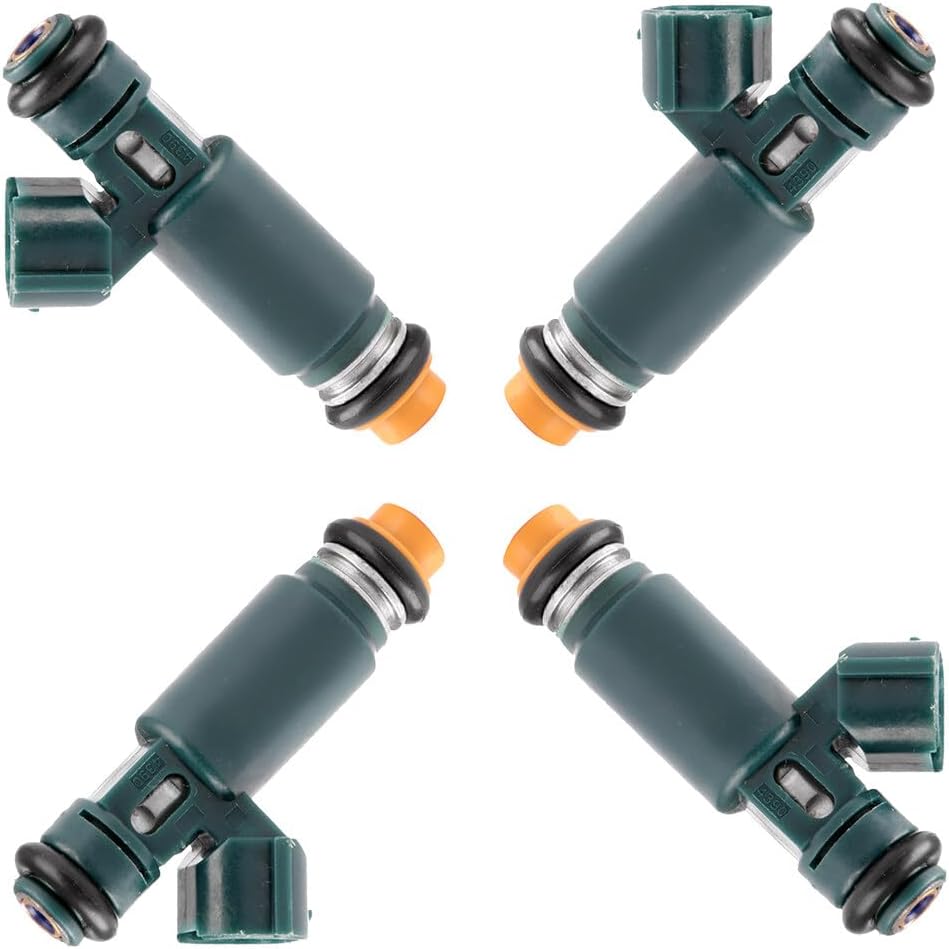 195500-4390 Injectors ECCPP Fuel Injector Kits fit for 2002 2003 2004 2005 2006 for Nissan Altima 2.5L,2002 2003 2004 2005 2006 for Nissan Sentra 2.5L 4pcs 12 Holes