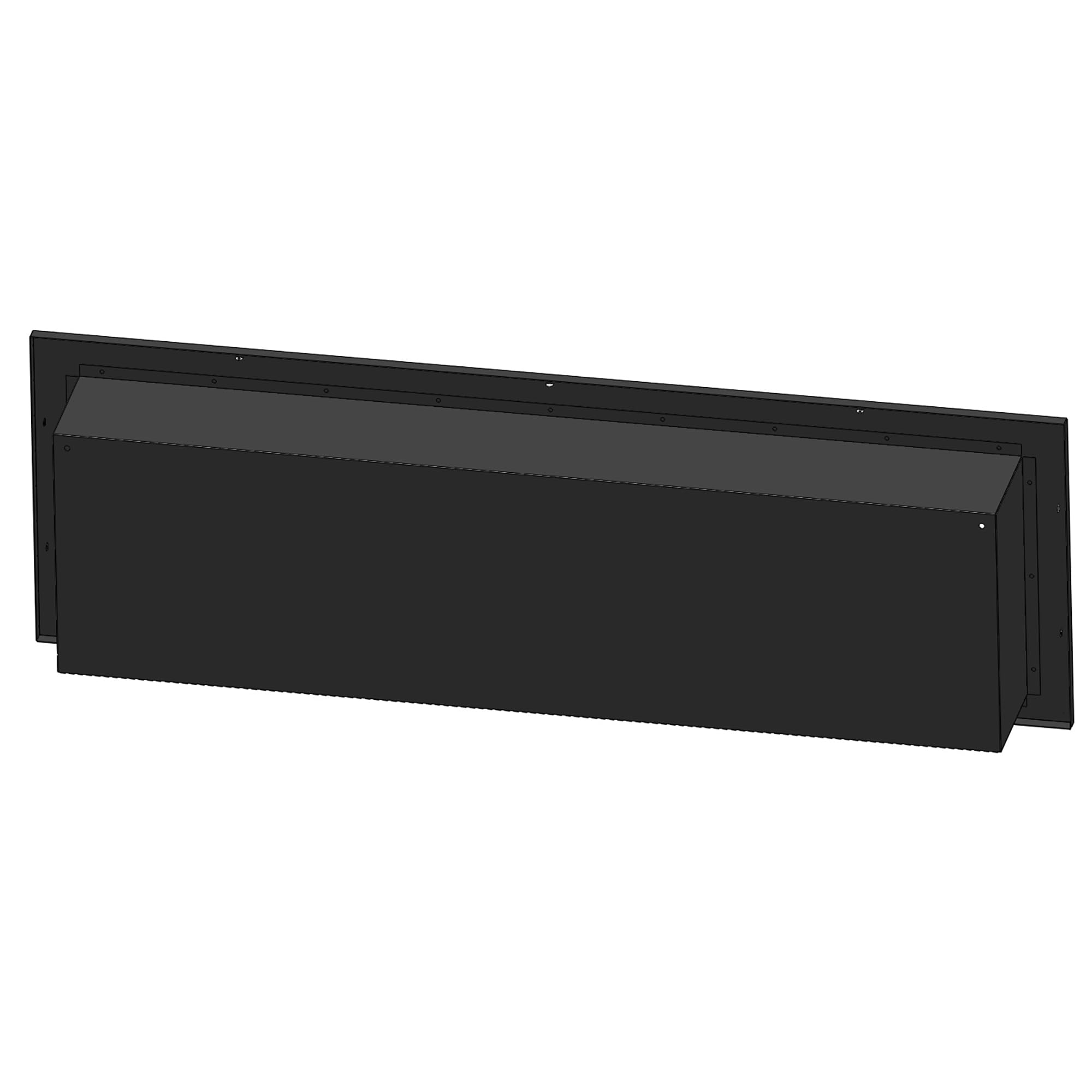 Camino Bioetanolo Da Parete Frame150 - 150x49 Cm Nero, Acciaio, Senza Canna Fumaria - Foto 5