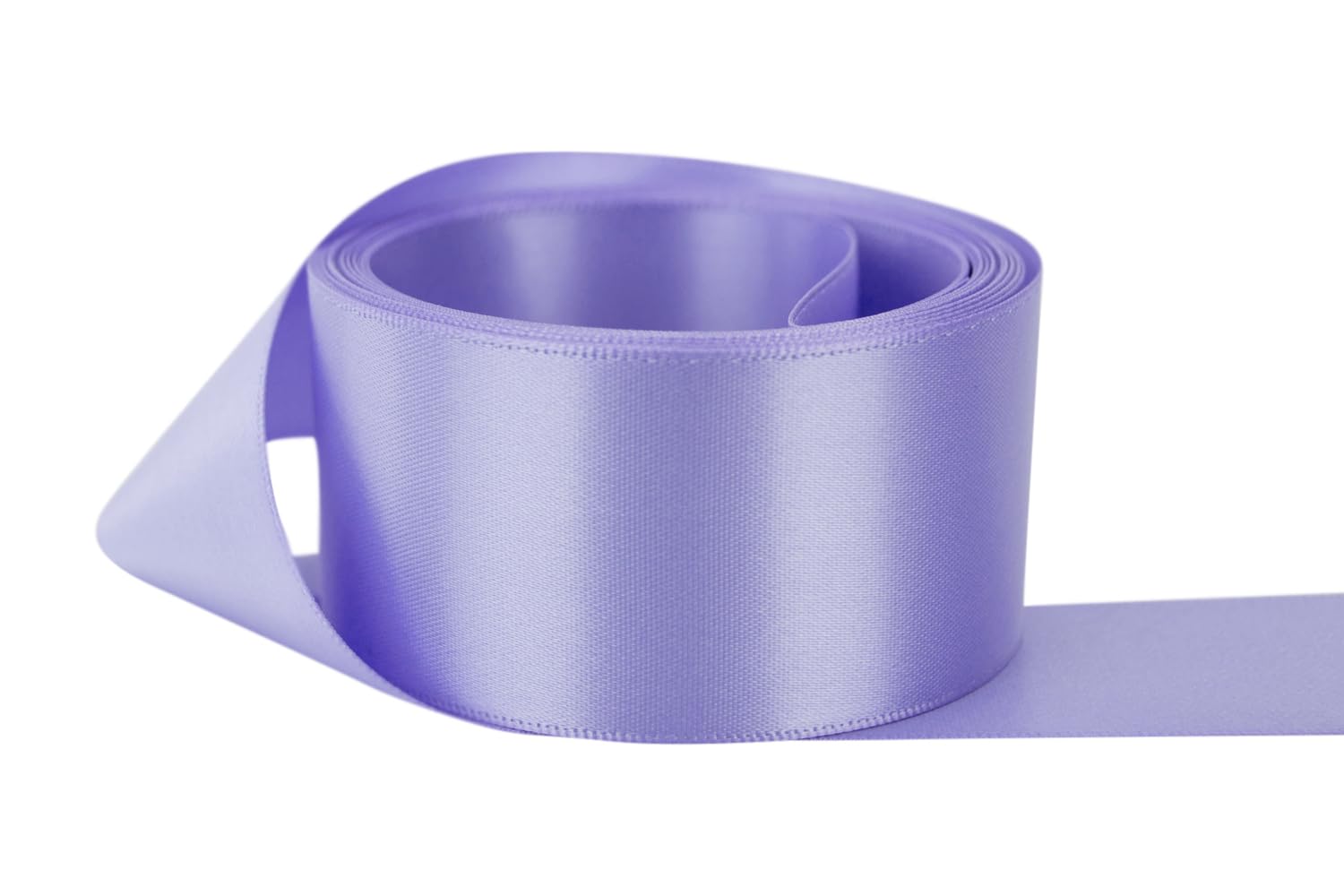 Ribbon Bazaar Double Faced Satin - Premium Gloss Finish - 100% Polyester Ribbon for Gift Wrapping, Crafts, Scrapbooking, Hair Bow, Decorating &amp; More - 7/8" Iris 50yd Spool
