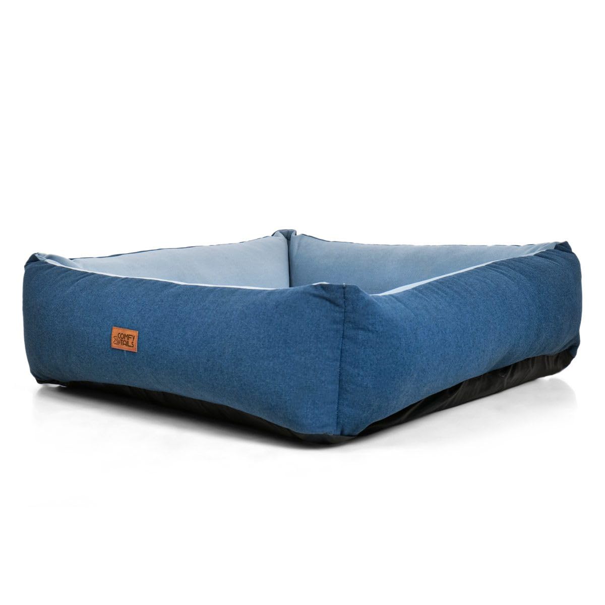 Comfytails Snoozle - Premium Orthopedic Dog Bed | 5-Year Warranty, Human-Grade Memory Foam for Joint Relief, Waterproof & Machine Washable, Anti-Skid | Blue | Small (B0D73QNKXS) Amazon Price History, Amazon Price Tracker